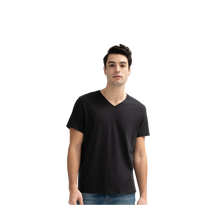 Load image into Gallery viewer, Men's V-Neck T-Shirt &amp; No Show Sock 6-Pack