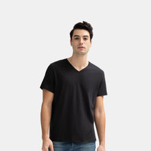 Load image into Gallery viewer, Men's V-Neck T-Shirt &amp; No Show Sock 6-Pack