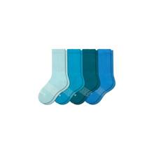 Load image into Gallery viewer, Youth Solid Calf Sock 4-Pack