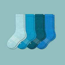Load image into Gallery viewer, Youth Solid Calf Sock 4-Pack