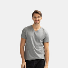 Load image into Gallery viewer, Men's V-Neck T-Shirt &amp; No Show Sock 6-Pack
