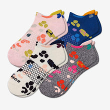 Load image into Gallery viewer, Women's Painted Leopard Ankle Sock 4-Pack