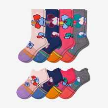 Load image into Gallery viewer, Women's Daydream Floral Ankle &amp; Calf Sock 8-Pack