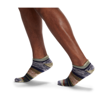 Load image into Gallery viewer, Men's Brush Stripe Ankle Sock 4-Pack