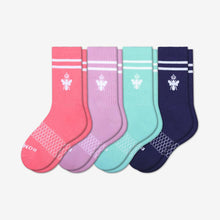 Load image into Gallery viewer, Youth Solid Calf Sock 4-Pack