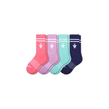 Load image into Gallery viewer, Youth Solid Calf Sock 4-Pack