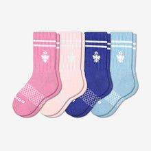 Load image into Gallery viewer, Youth Solid Calf Sock 4-Pack