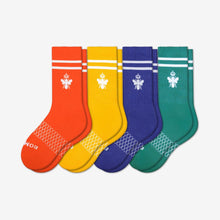 Load image into Gallery viewer, Youth Solid Calf Sock 4-Pack